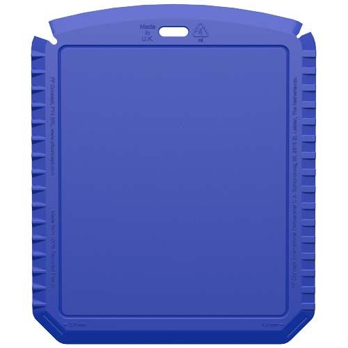 PF220502-5Thrym rechteckiger Eiskratzer aus recyceltem Kunststoff_ blau