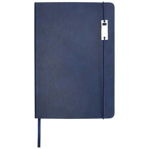 PF106258-3Legato Elegance A5 Hardcover Notizbuch mit Tintenroller Set_ Ozeanblau_Ozeanblau