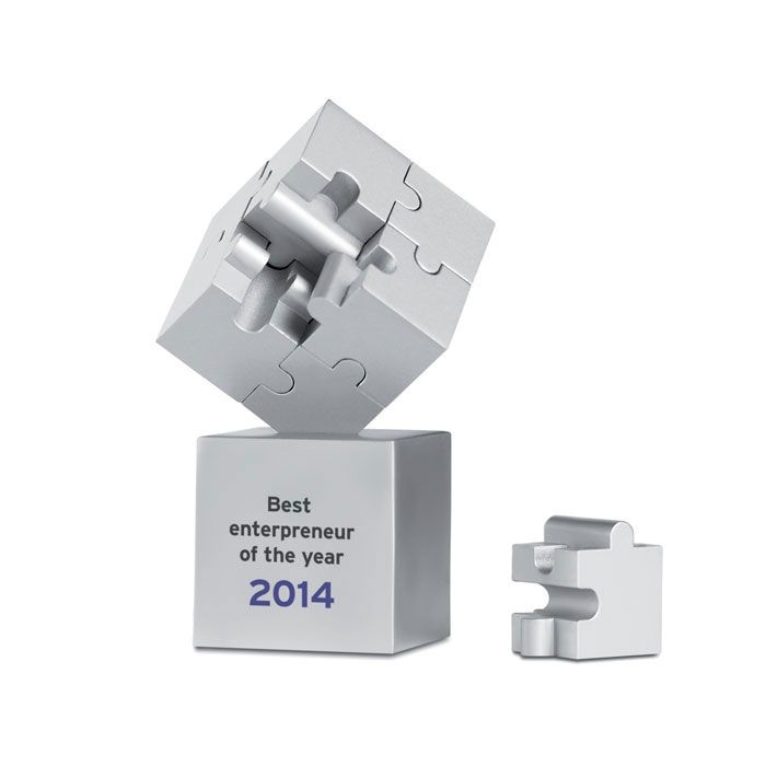 AR1810-16Kubzle 3D-Puzzle_ Mattsilber