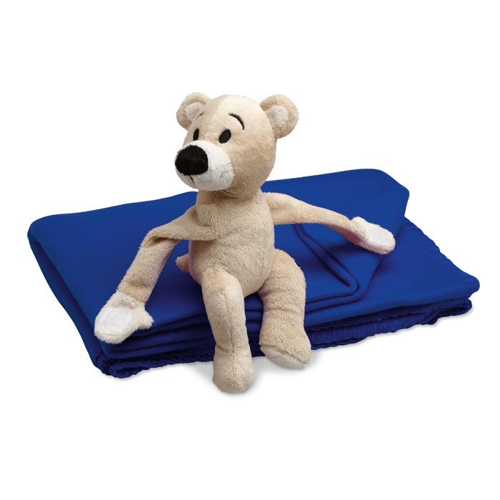 MO8252-04Manta Kinder-Fleece-Decke_ Blau