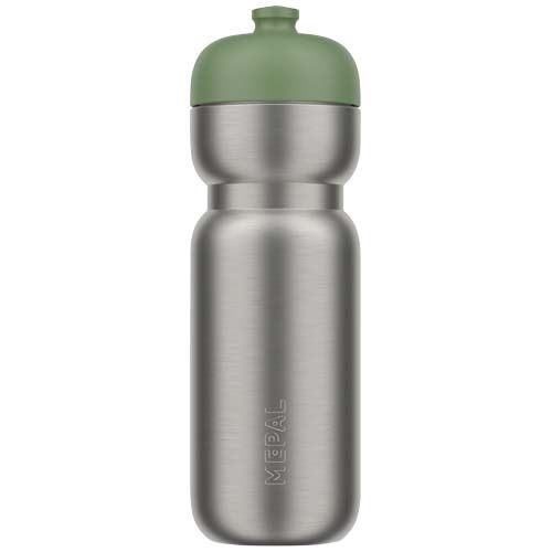 PF100911-2Mepal Pull 800 ml Edelstahl Sportflasche_ moosgruen