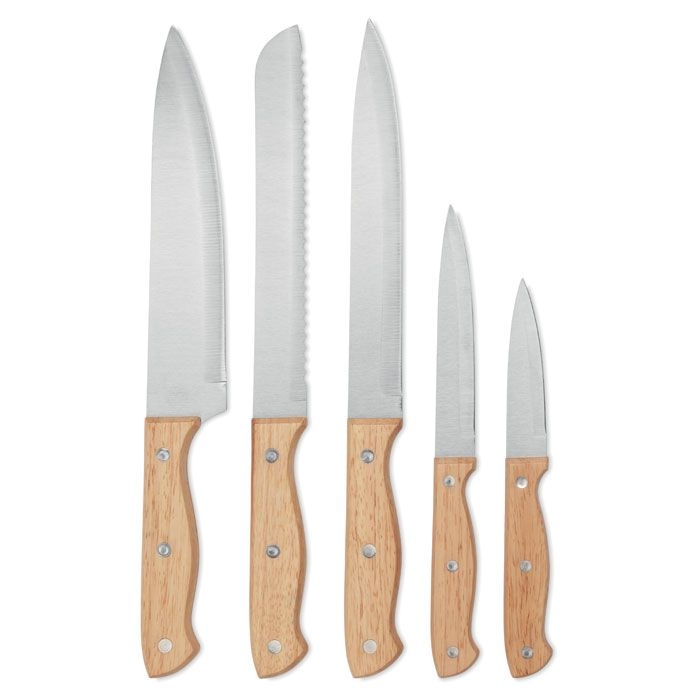 MO6308-40Gourmet Messerblock 5-teilig_ Holz