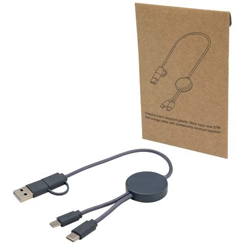 PF124427-4Citala 30 cm 5-in-1 Kabel aus recyceltem Kunststoff fuer Datenuebertragung und 27W Schnellladung_ hale