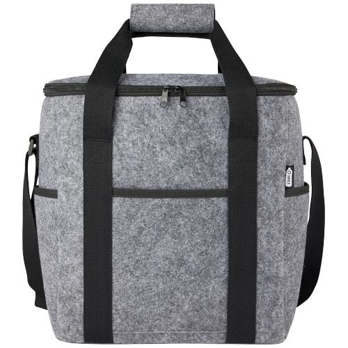 PF120667-1Felta Kuehltasche aus GRS-recyceltem Filz 21 L_ mittelgrau