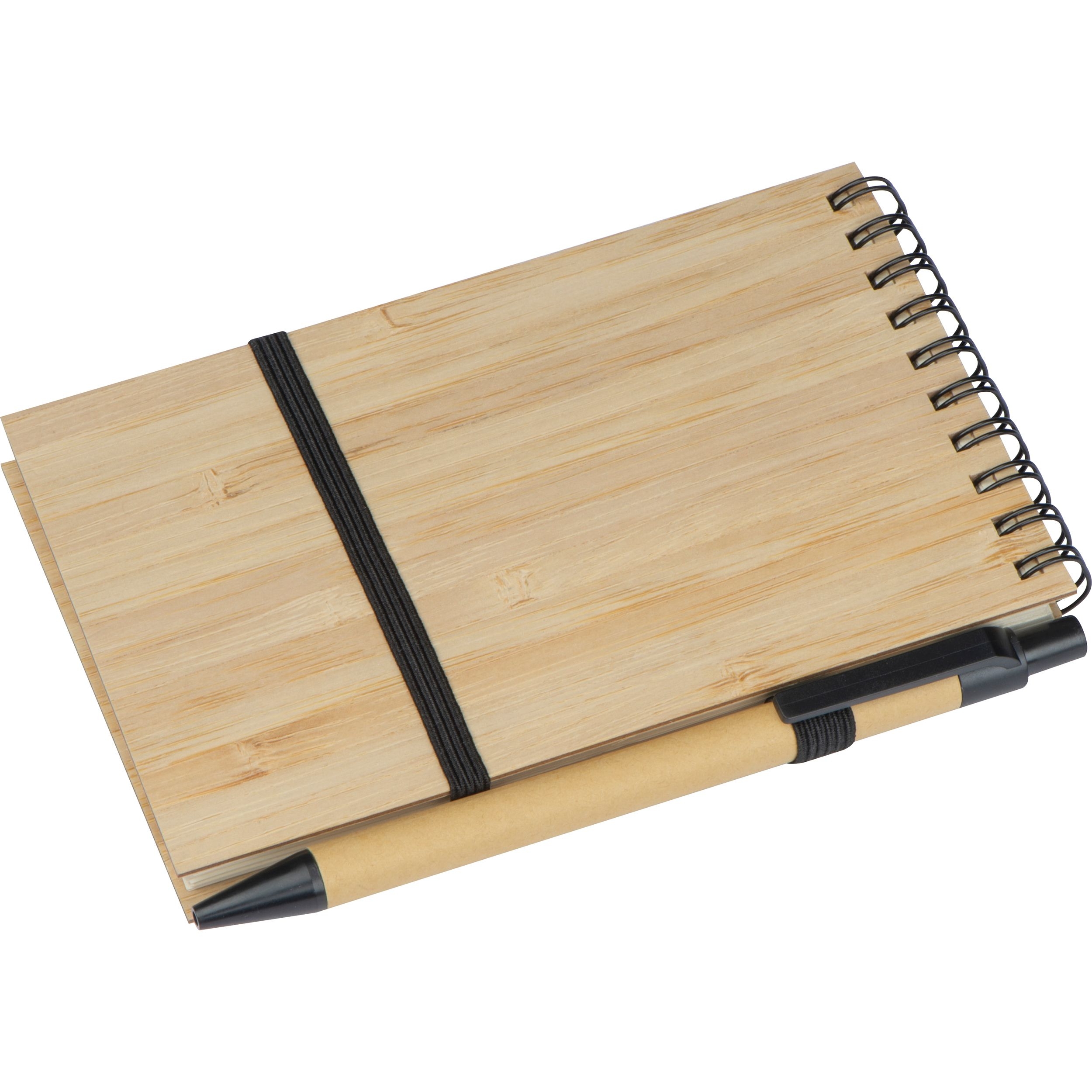 MA23218-13Notizbuch mit Bambuscover_ beige