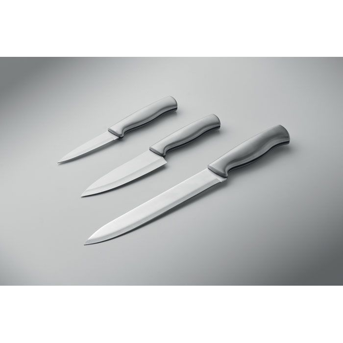 MO3203-14Cocinero Messer-Set Edelstahl 3-tlg._ silber