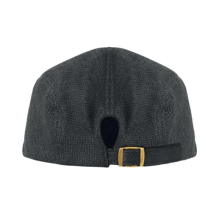 MO2966-03Blind Peak Newsboy-Kappe 335 g_m²_ schwarz
