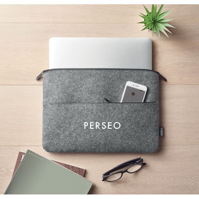 MO6419-07Toplo Laptoptasche RPET-Filz_ Grau