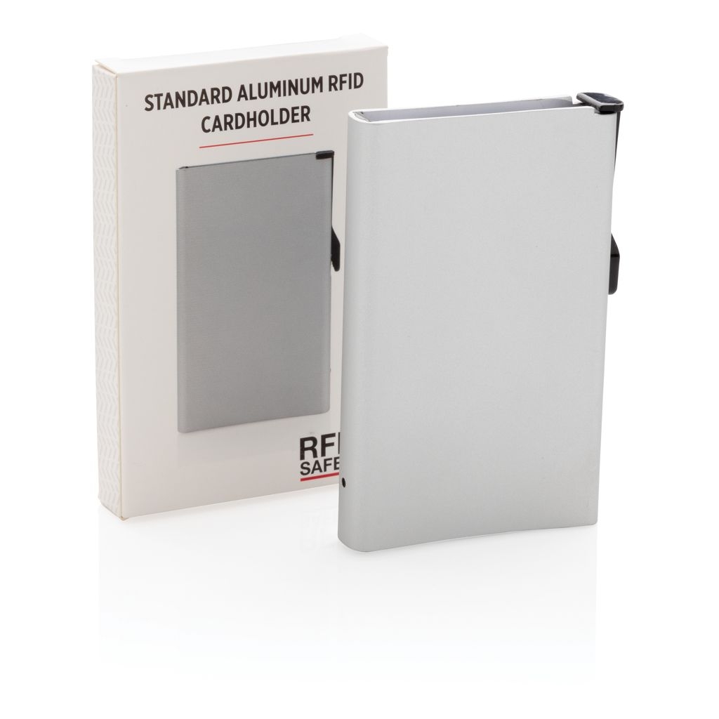 XDP820.04-2Aluminium RFID Kartenhalter_ silber