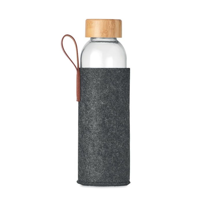 MO6800-15Thai Trinkflasche Glas 500 ml_ Steingrau