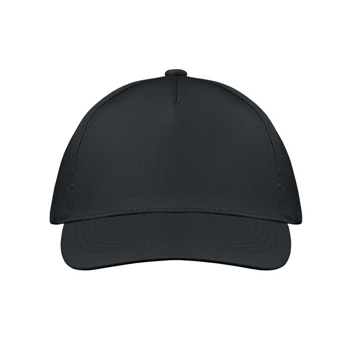 MO1447-03Buzz Baseball cap 5 panels 160g_m²_ schwarz
