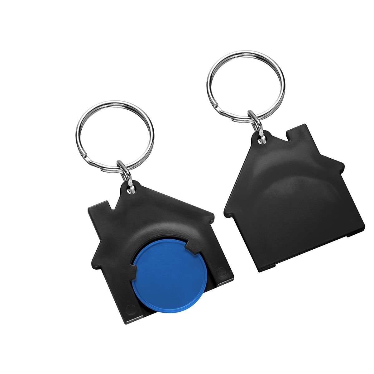 HE7516R-3-6Chiphalter mit 1€-Chip _Haus_ blau_ schwarz HE7516R-3-6Chiphalter mit 1€-Chip _Haus_ blau_ schwarz