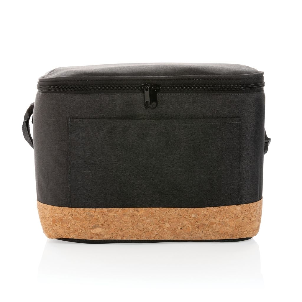 XDP422.35-1Impact AWARE™ XL RPET Two-Tone Kuehltasche mit Korkdetail_ schwarz