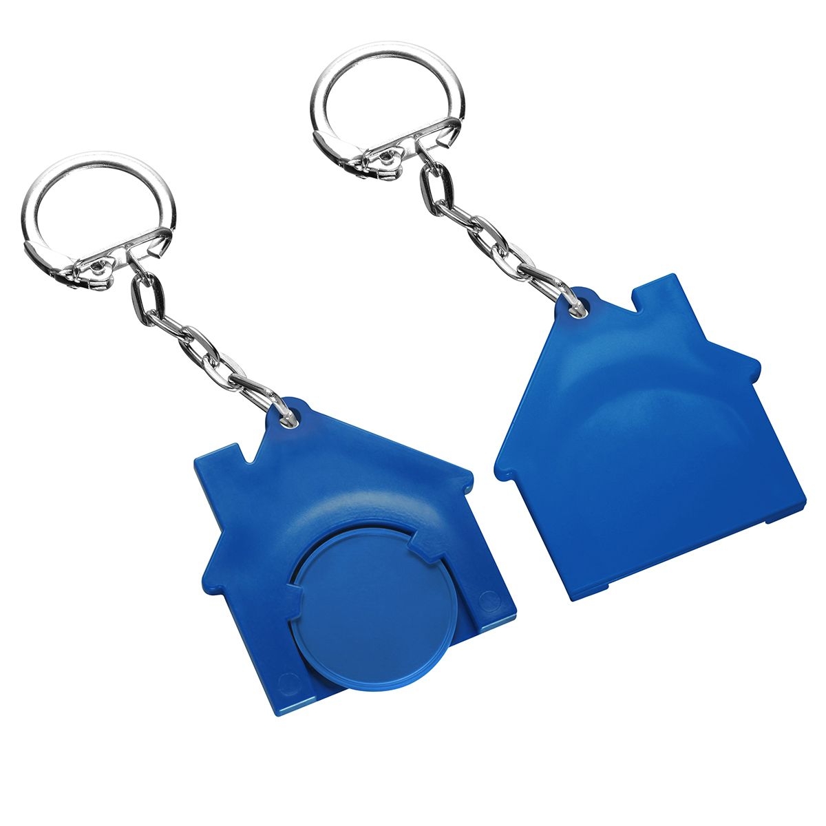 HE7516K-3-3Chiphalter mit 1€-Chip _Haus_ blau_ blau