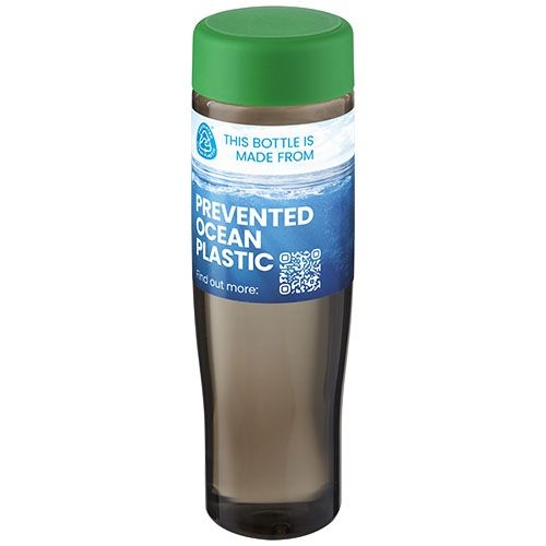 PF210450-8H2O Active® Eco Tempo 700 ml Wasserflasche mit Drehdeckel_ gruen_kohle