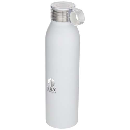 PF100869-1Grom 650 ml RCS-zertifizierte Trinkflasche aus recyceltem Edelstahl_ weiss