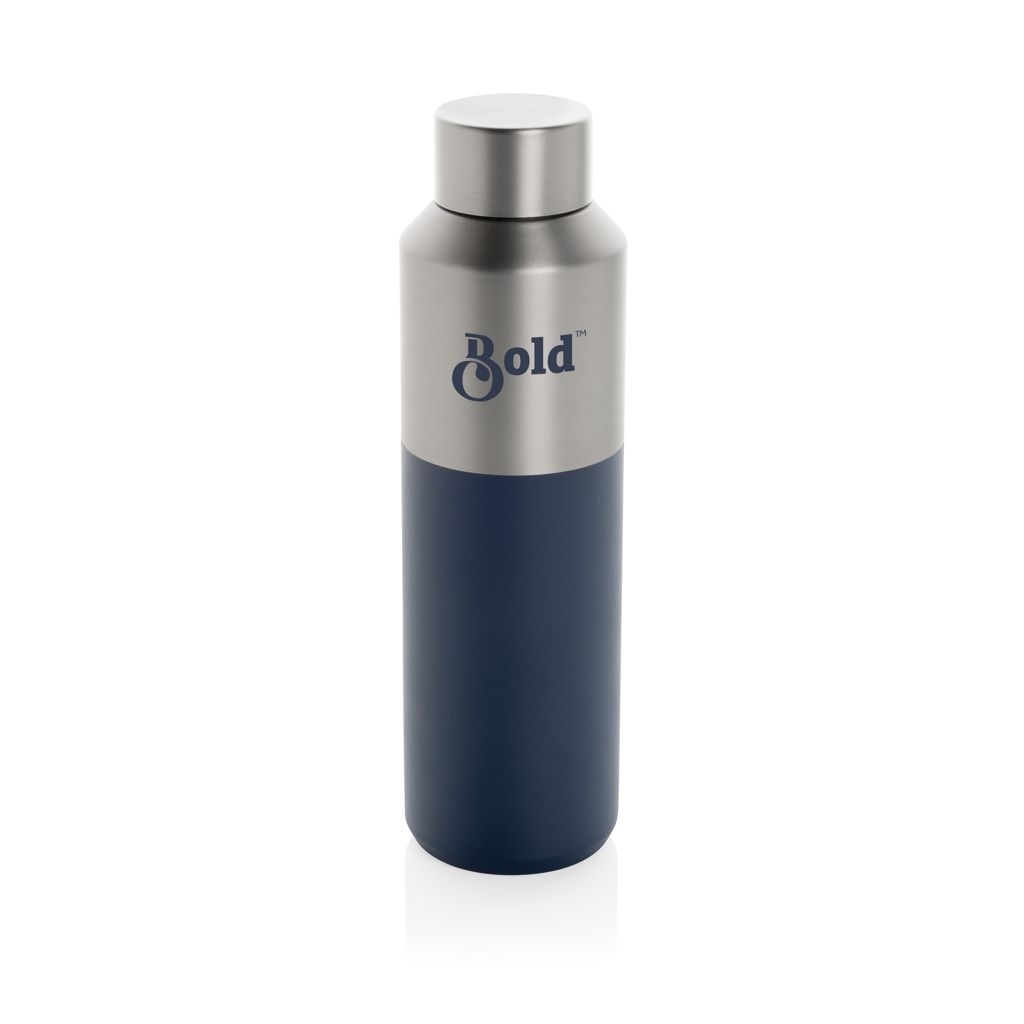 XDP437.07-25Fluid Flasche aus RCS-zertifiziert recyceltem Stahl_ 600ml_ navy blau