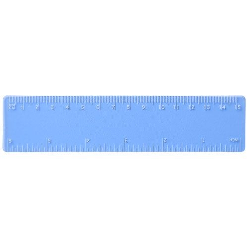 PF210540-8Rothko 15 cm Kunststofflineal_ blau mattiert