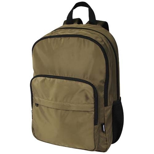 PF130086-4Trend Plus 15_ Laptop-Rucksack aus recyceltem GRS-Material 20 L_ waldgruen