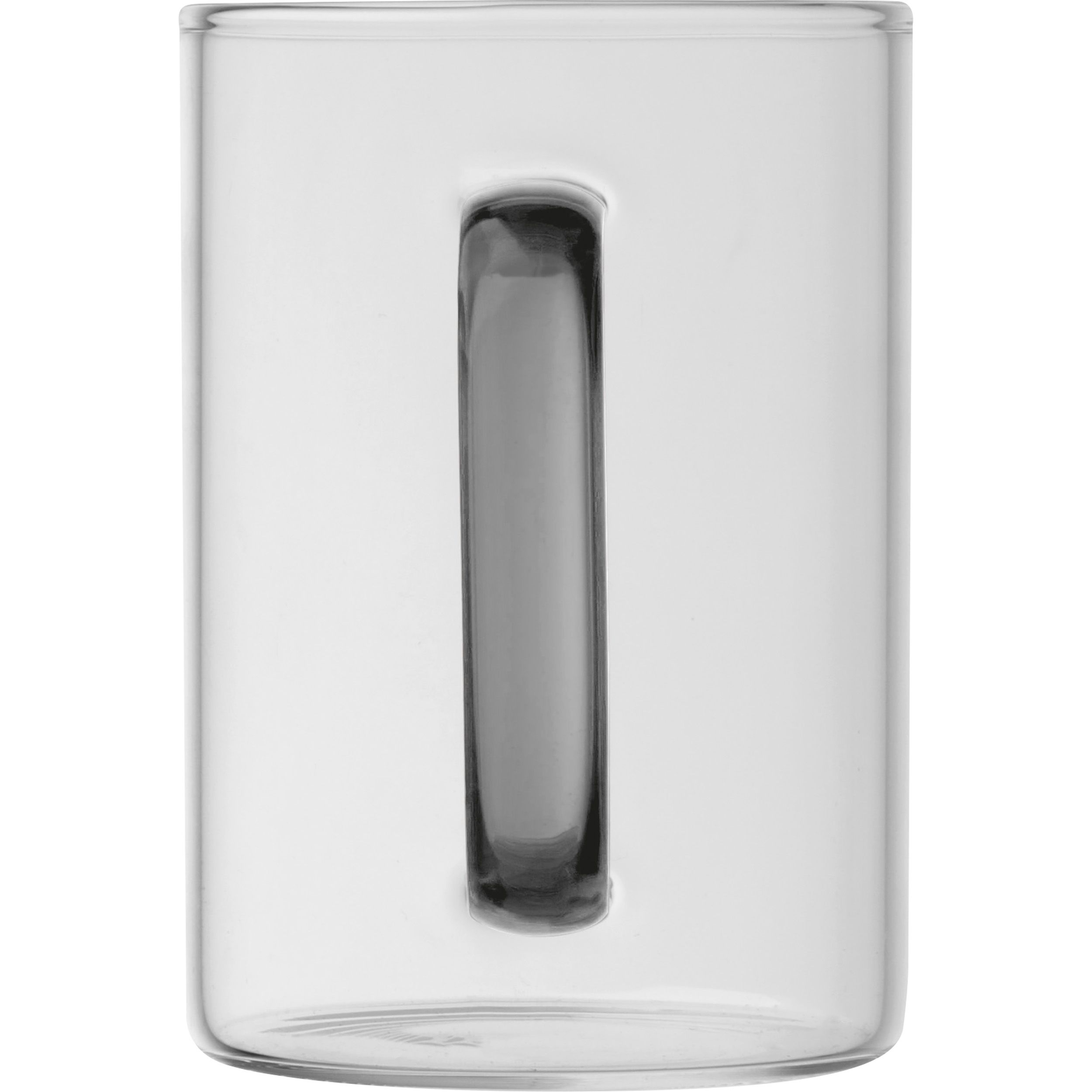 MA82340-03Glastasse mit farbigem Henkel_ 250ml_ schwarz