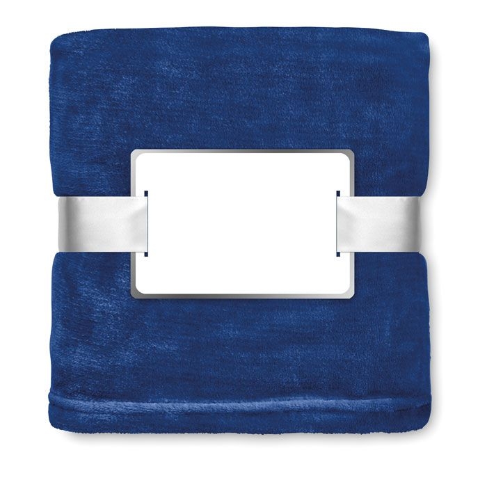 MO9088-04Davos Flanell Fleece-Decke_ blau