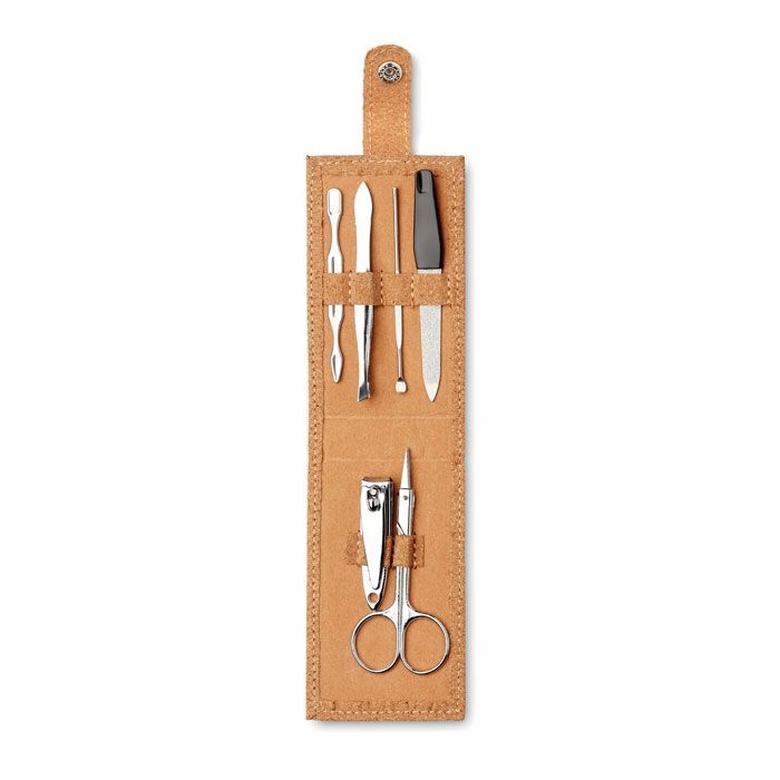 Nailkit Cork 6teiliges Maniküre-Set, Beige