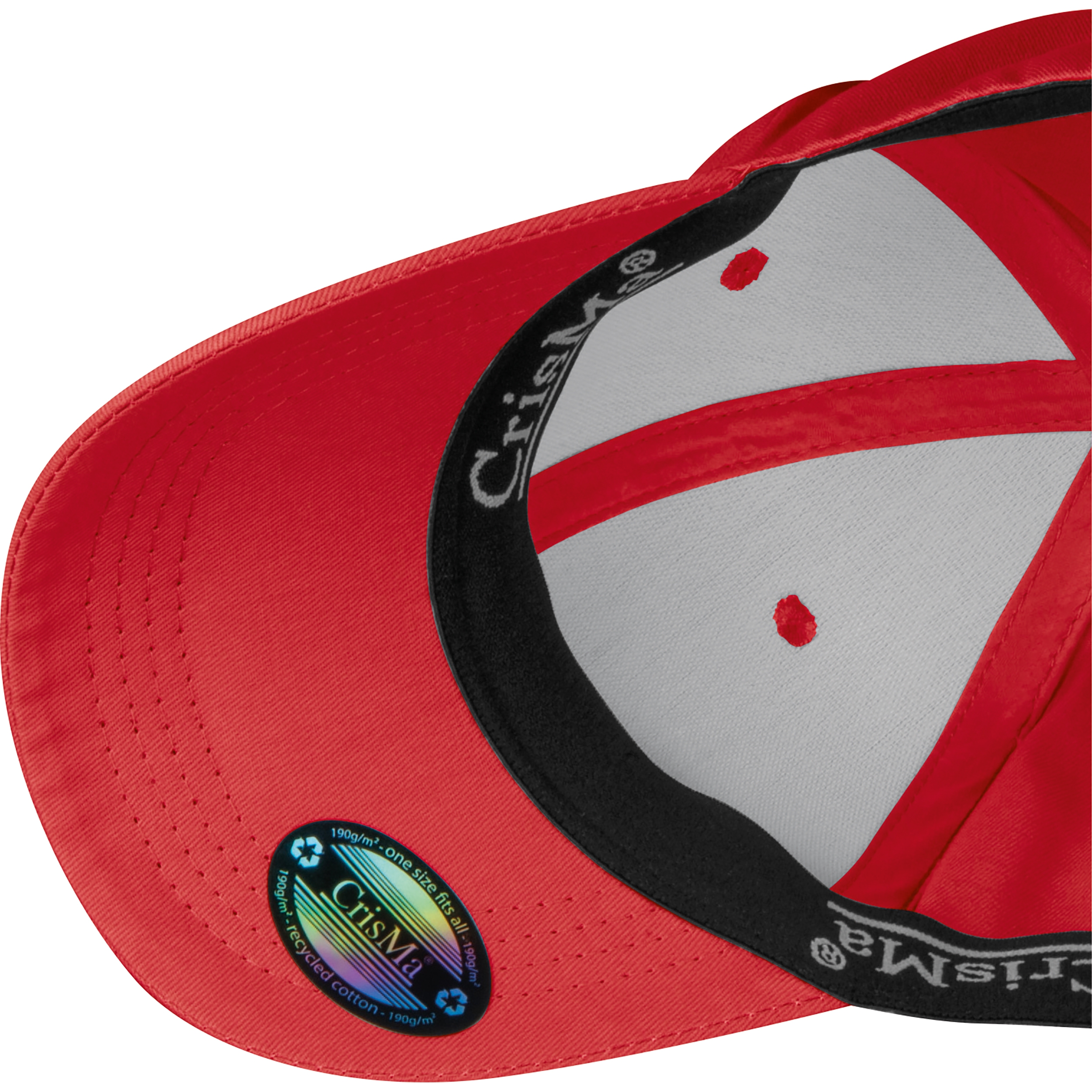 MA53797-05CrisMa Baseballcap aus recycelter Baumwolle FRIEDA_ rot