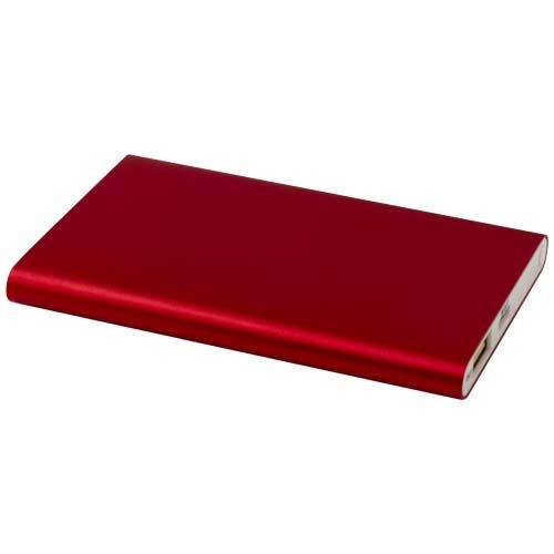 PF124380-1Pep 4000 mAh Type-C Powerbank aus recyceltem Aluminium _ rot