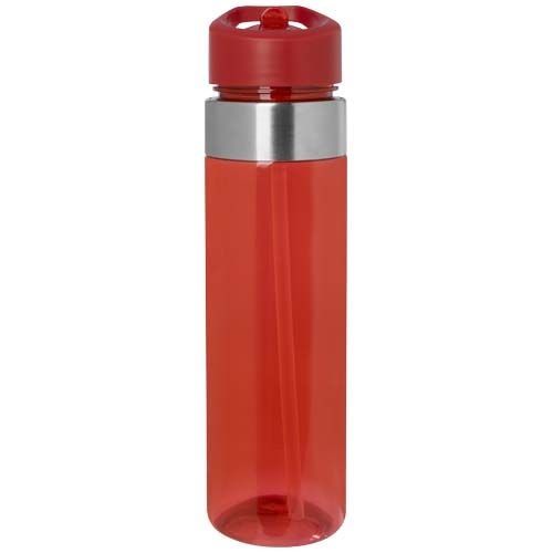 PF100824-2Dylan 650 ml Tritan Flasche mit Ausgussdeckel_ rot