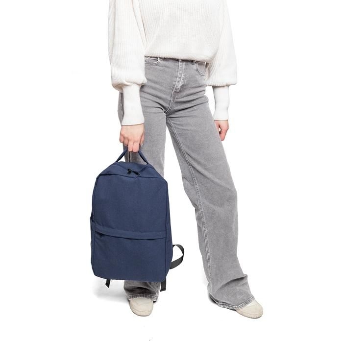 GI1204073-05Rucksack Seraphina aus recyceltem Poly-Baumwollgewebe _330 g_m2_ blau