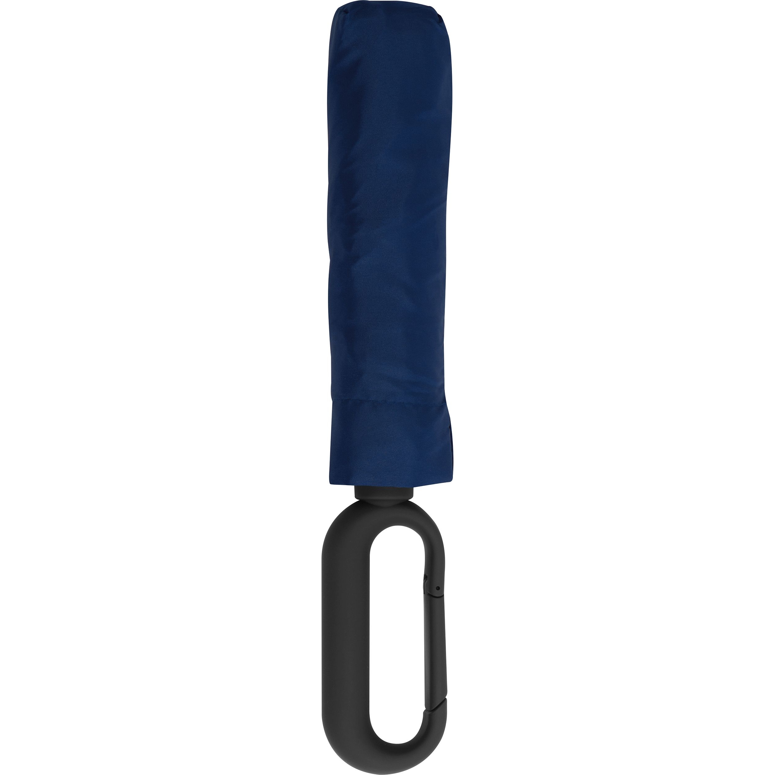 MA40885-44Taschenschirm aus Pongee mit Karabinergriff_ dunkelblau