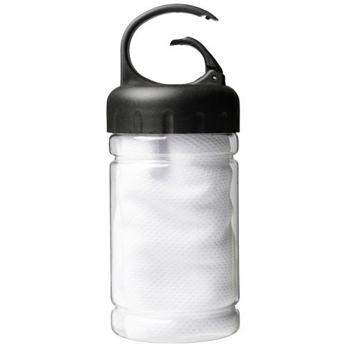 PF126170-5Remy Kuehlhandtuch in PET-Behaelter_ weiss