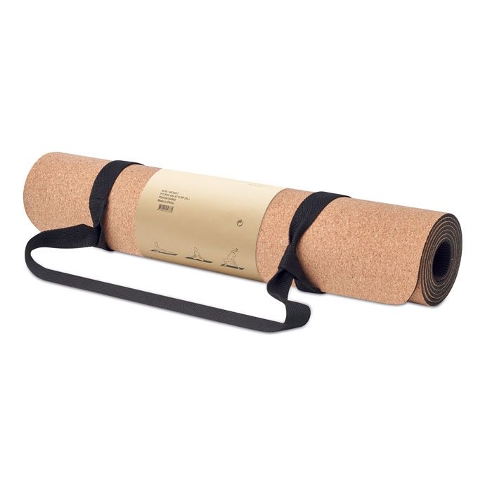 MO6267-13Savasana Yoga Matte Kork_ Beige