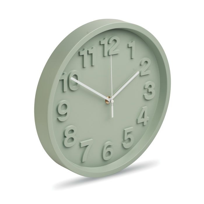 MO2851-77Muro Wanduhr aus PP_ mintgruen