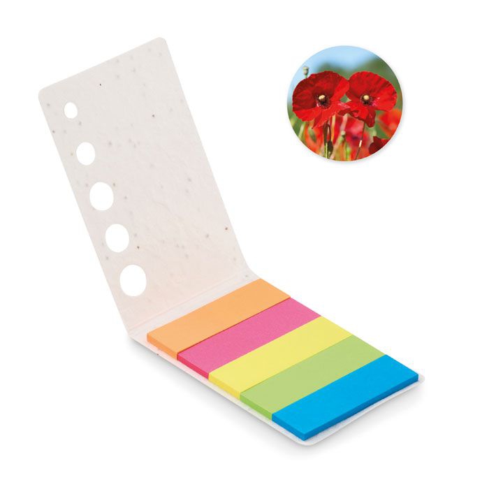 Memo Seed Samenpapier Markerblock, weiß
