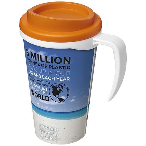 PF210006-9Brite-Ameriano® Grande 350 ml Isolierbecher_ weiss_orange PF210006-9Brite-Ameriano® Grande 350 ml Isolierbecher_ weiss_orange