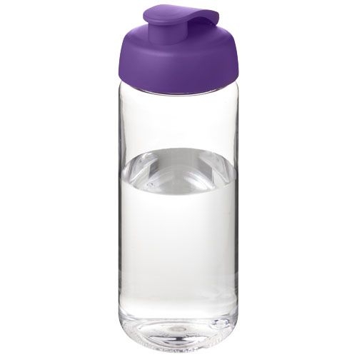 PF210445-17H2O Active® Octave Tritan™ 600-ml-Sportflasche mit Klappdeckel_ transparent klar_lila PF210445-17H2O Active® Octave Tritan™ 600-ml-Sportflasche mit Klappdeckel_ transparent klar_lila