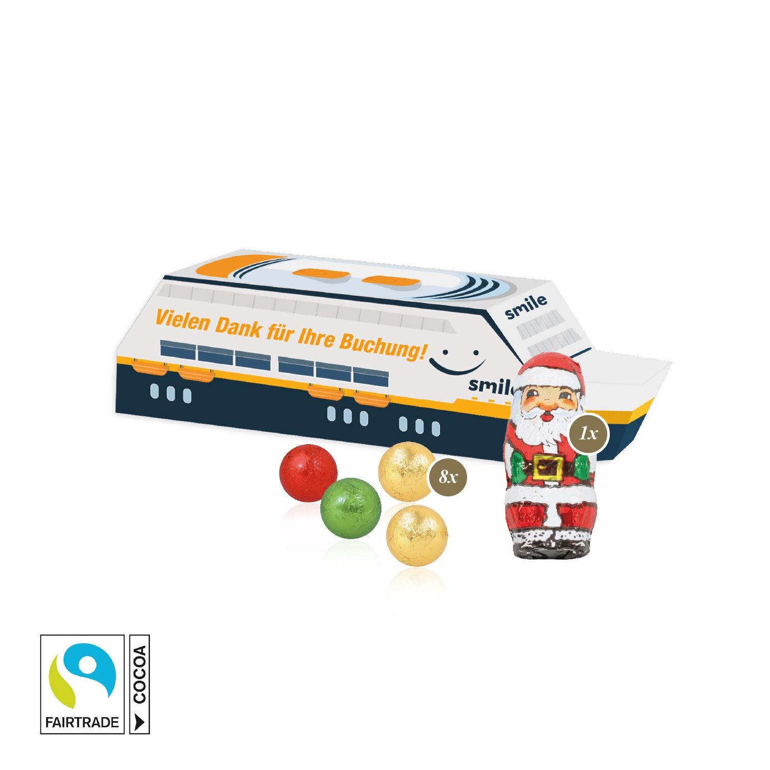 CD95592-013D Praesent Schiff mit Fairtrade® Schokolade_ Schokoladenmischung