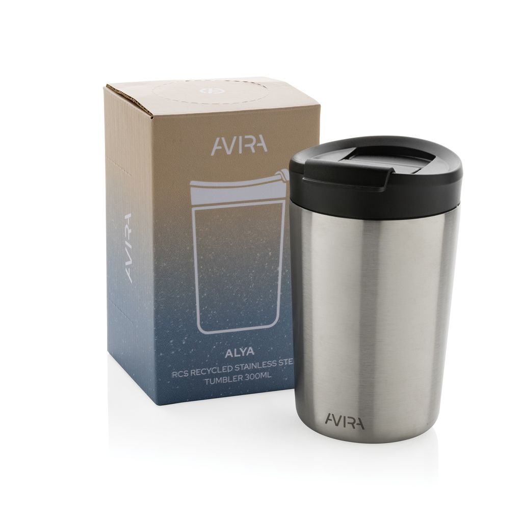 XDP438.02-2Avira Alya RCS recycelter Stainless-Steel Becher 300ml_ silber