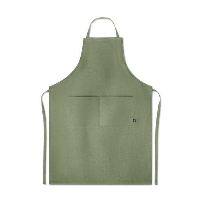 MO6164-09Naima Apron Hanf Kuechenschuerze 200g_m²_ Gruen MO6164-09Naima Apron Hanf Kuechenschuerze 200g_m²_ Gruen