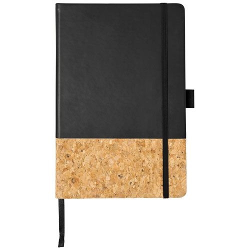PF107320-1Evora A5 Notizbuch Thermo PU mit Kork_ schwarz
