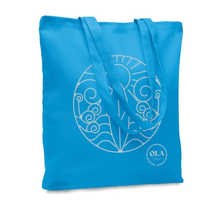 MO6442-12Rassa Coloured Einkaufstasche Canvas 270 g_m²_ Tuerkis