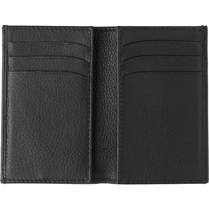GI8052-01Leder-Kreditkartenetui Roy_ schwarz
