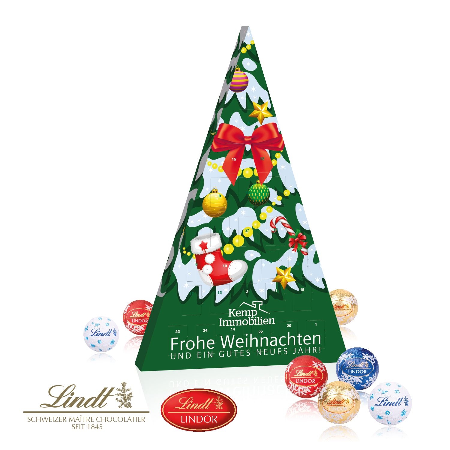 CD95217Adventskalender Lindt _Weihnachtsbaum_