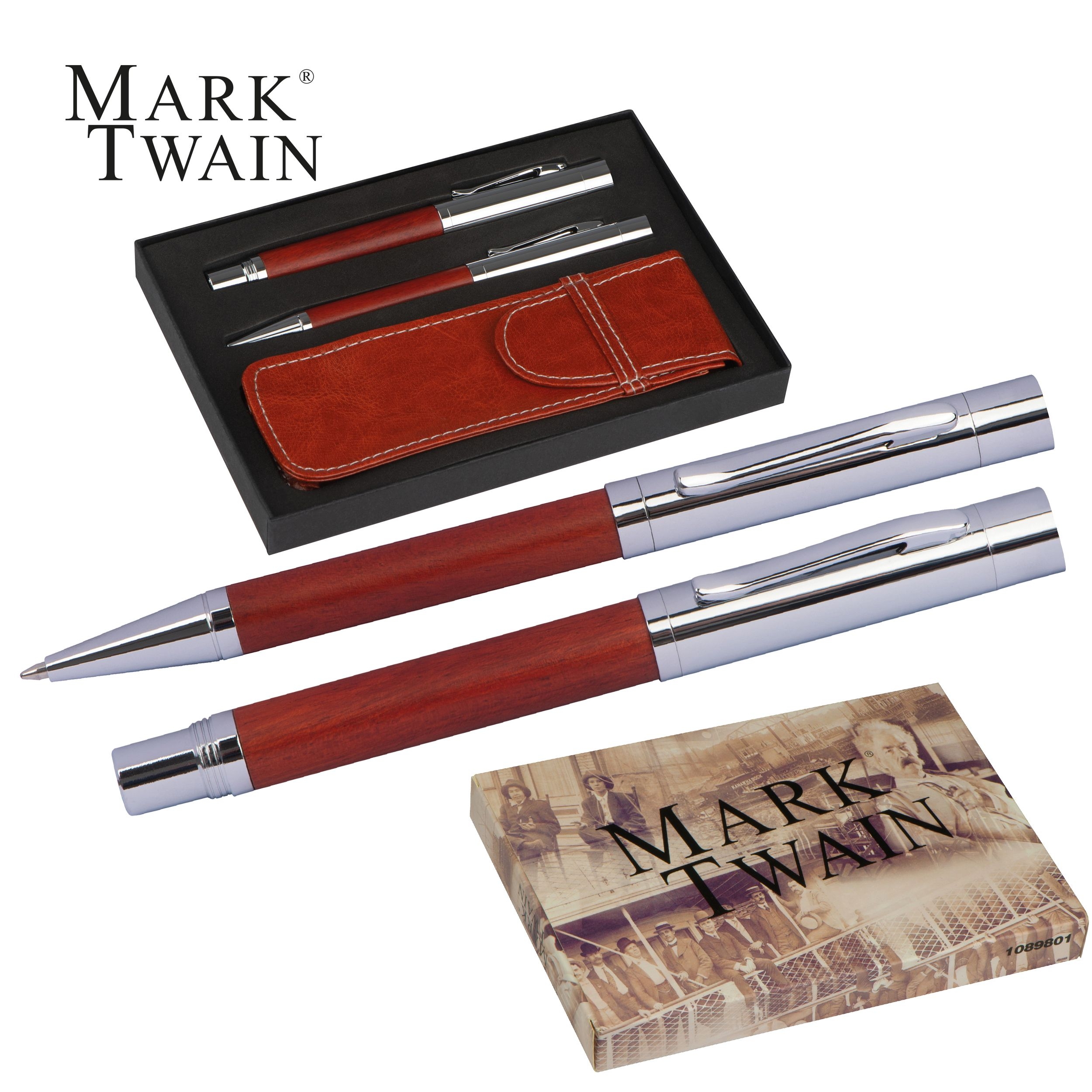 MA10898Mark Twain Schreibset ALFREDO