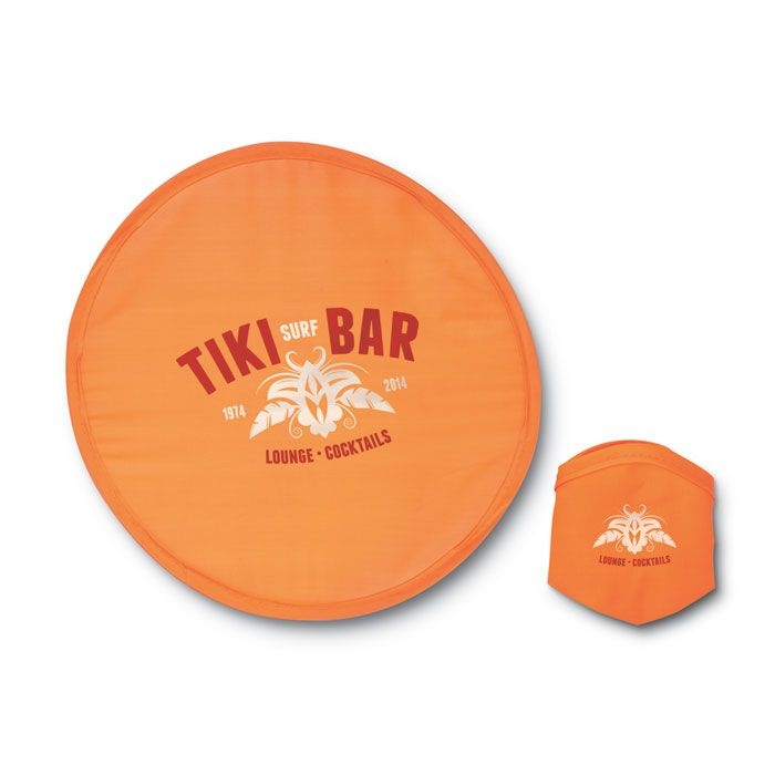 IT3087-10Atrapa Faltbare Polyester Wurfscheibe_ orange