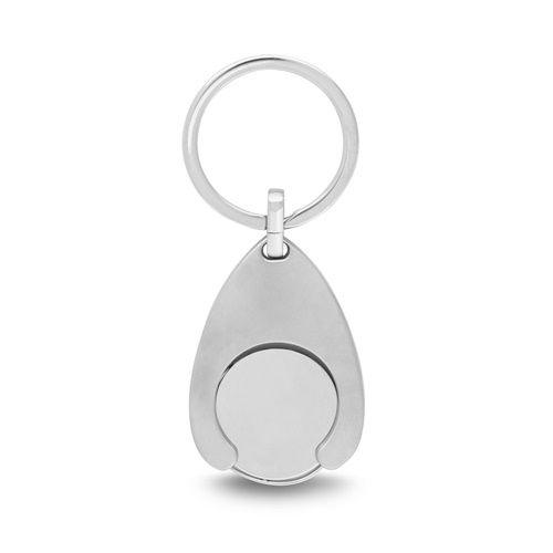 ST93399-127PORTHOS Schluesselanhaenger_ satinsilber