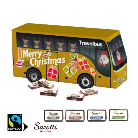 CD95169-023D Adventskalender _Bus_ mit Sarotti Fairtrade®_ Individuelles Motiv
