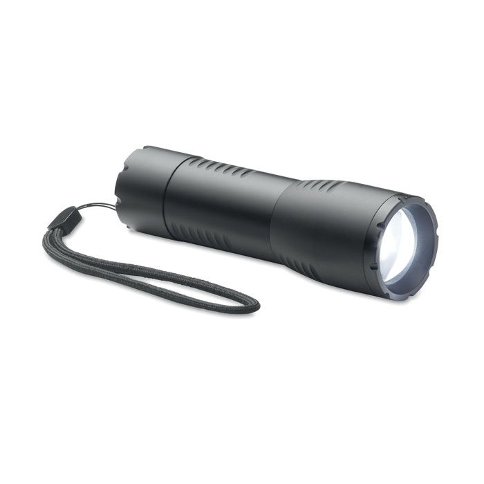 MO6591-03Enta Kleine LED-Taschenlampe Alu_ Schwarz