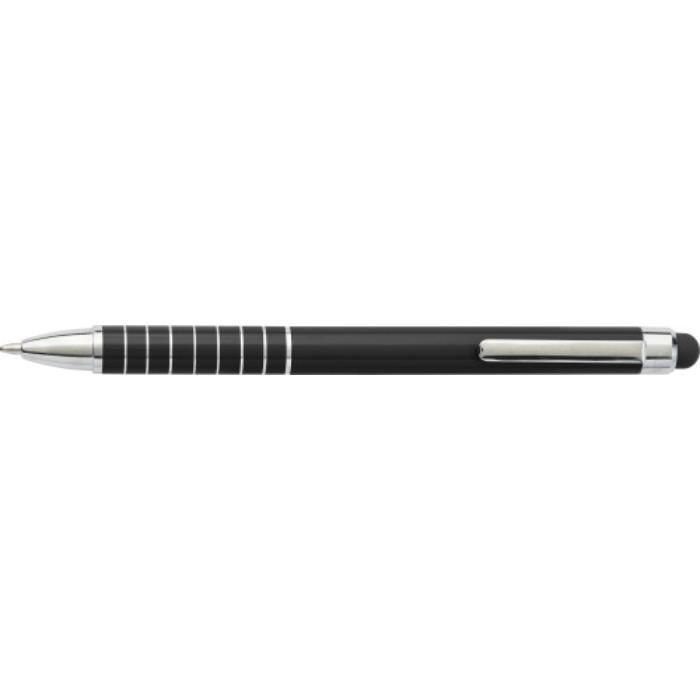 Kugelschreiber aus Metall Oliver, Schwarz